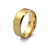 201 Stainless Steel Plain Band Ring for Men Women RJEW-WH0010-06F-MG-1