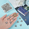 SUNNYCLUE 160Pcs Tibetan Style Zinc Alloy Elephant Head Charms FIND-SC0007-97-3