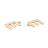 201 Stainless Steel Charms STAS-C021-06G-E-2