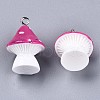 Opaque Resin Pendants RESI-T028-69E-2