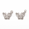 Brass Micro Pave Cubic Zirconia Charms KK-E068-VB287-2