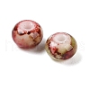 Opaque Spray Painted Glass Beads X1-GLAA-G118-01U-2
