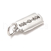 Rack Plating Brass Charms KK-K270-26P-3