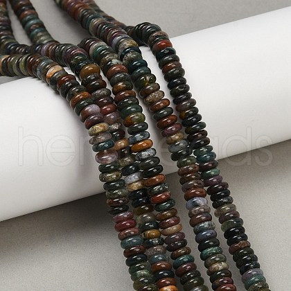 Natural Indian Agate Beads Strands G-Q159-B24-01-1