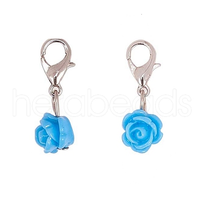 Resin Pendants HJEW-PH01118-18-1