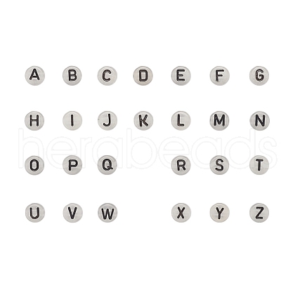 300Pcs Enamel Style Acrylic Beads SACR-YW0001-25-1