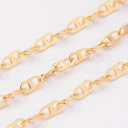 Ion Plating(IP) 304 Stainless Steel Mariner Link Chains CHS-H007-15G-1
