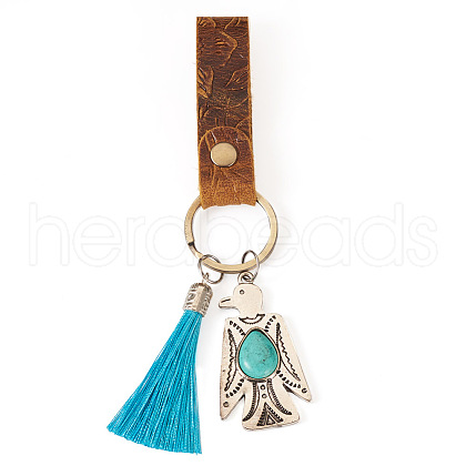 Cowhide Leather Keychain KEYC-TAC00029-1