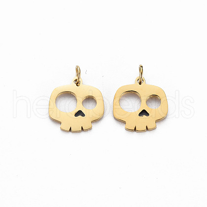 Ion Plating(IP) 316 Surgical Stainless Steel Charms X-STAS-N097-083-NR-1