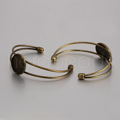 Brass Cuff Bangle Making KK-J184-57AB-NF-1