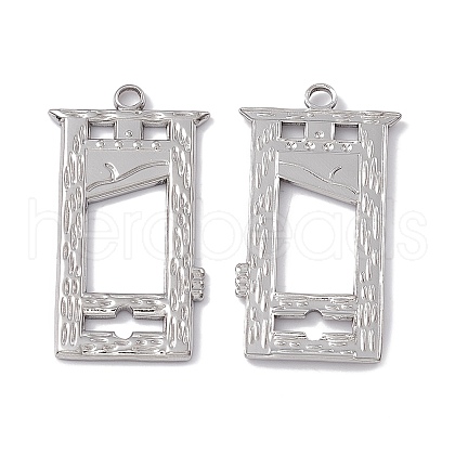 Non-Tarnish 304 Stainless Steel Pendants STAS-B031-10P-1