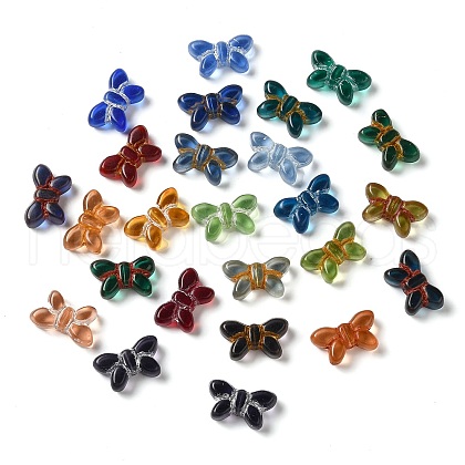 Transparent Lampwork Beads LAMP-P065-02A-1