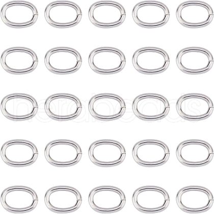Unicraftale 304 Stainless Steel Jump Rings STAS-UN0006-37A-1