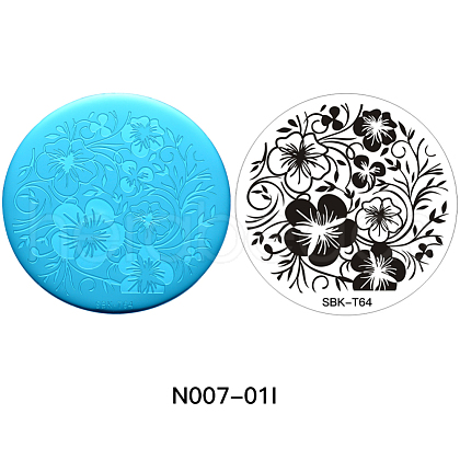 Stainless Steel Nail Art Stamping Plates MRMJ-N007-01I-1