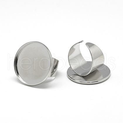 Iron Pad Ring Settings MAK-Q011-41P-20mm-NR-1