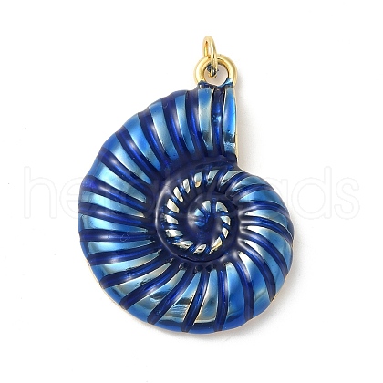Rack Plating Brass Enamel Pendants X-KK-Z056-36G-02-1