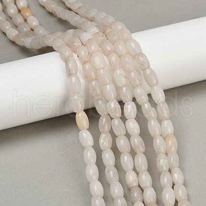 Natural White Jade Beads Strands G-F591-19-1