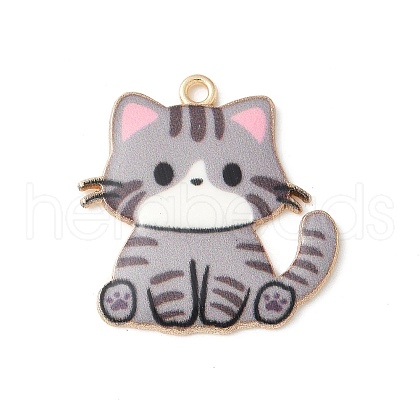 Alloy Enamel Pendants FIND-H047-01G-03-1
