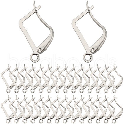 SUNNYCLUE 60Pcs Brass Donut Bails KK-SC0004-58S-1