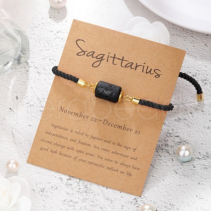 Luminous 12 Constellations Plastic Column Link Bracelets WG65E86-06-1