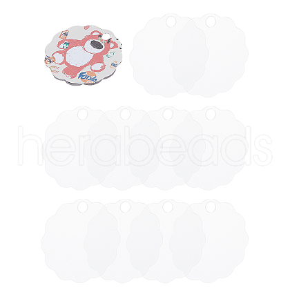 DICOSMETIC 10Pcs Acrylic Big Pendants OACR-DC0001-23A-1