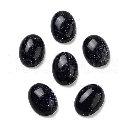 Synthetic Blue Goldstone Cabochons G-G145-01B-46-1