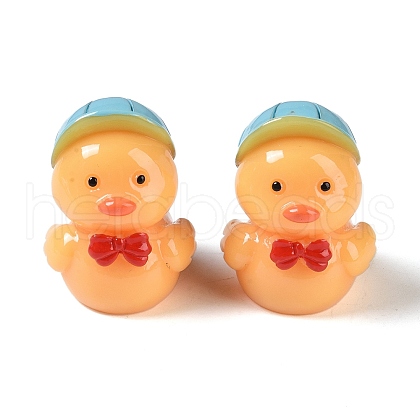 Cartoon Cute Resin 3D Duck Figurines RESI-L042-01D-1