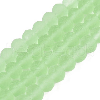 Transparent Glass Beads Strands EGLA-A044-T6mm-MD09-1