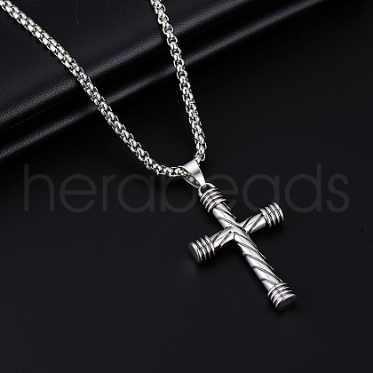 Alloy Pendant 201 Stainless Steel  Chain Necklaces for Men FS-WG0EA78-04-1