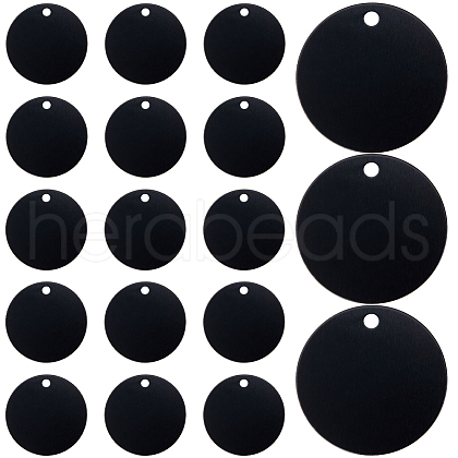 SOFPLATE 25Pcs Aluminum Pendants FIND-SP0002-55B-B-1