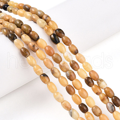 Natural Yellow Opal Beads Strands G-N346-02A-08-1