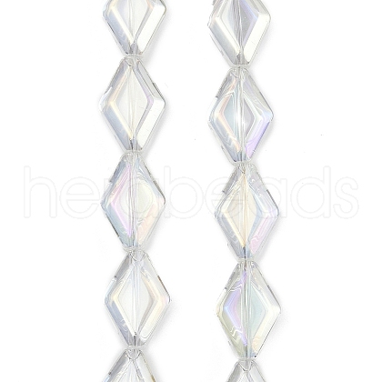Electroplate Glass Beads Strands EGLA-B010-01A-AB01-1