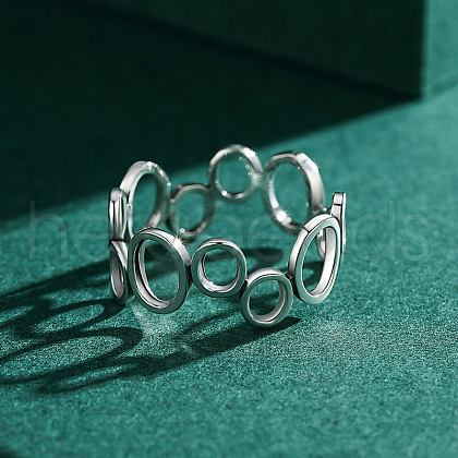 Oval Ring 925 Sterling Silver Finger Rings for Women FS-WGC6322-04-1