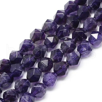 Natural Amethyst Beads Strands G-S149-20-6mm-1