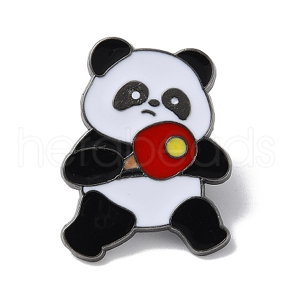 Sports Theme Panda Enamel Pins JEWB-P026-A07-1