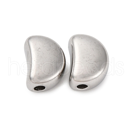 304 Stainless Steel Beads STAS-C128-02B-P-1