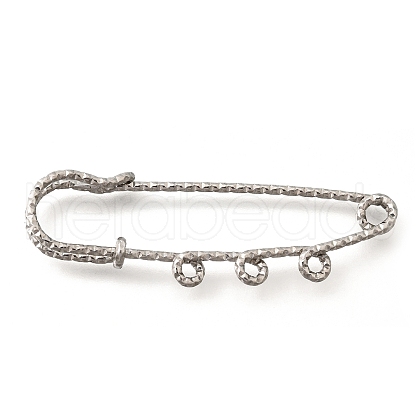 304 Stainless Steel Safety Pins Brooch Findings STAS-K252-11B-P-1
