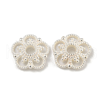 925 Sterling Silver Bead Caps STER-C007-04F-S-1
