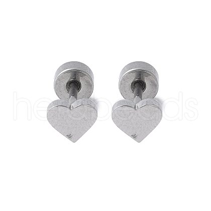 304 Stainless Steel Stud Earrings for Women EJEW-E603-05A-P-1