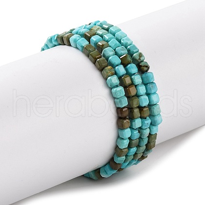 Natural Howlite Beads Strands G-G001-A02-06-1