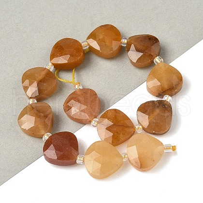 Natural Topaz Jade Beads Strands G-D316-A19-1