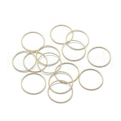 Brass Linking Rings KK-F797-33G-1