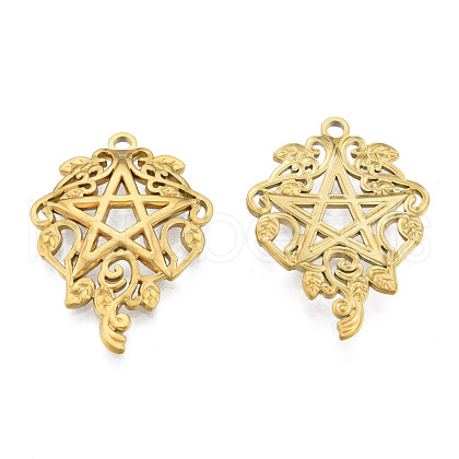 201 Stainless Steel Pendants STAS-N098-170LG-1