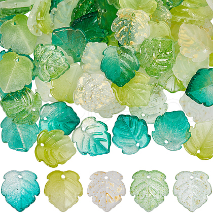 SUNNYCLUE 100Pcs Transparent Glass Pendants GLAA-SC0002-45-1