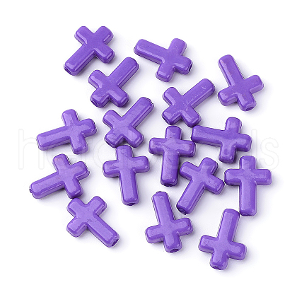 Opaque Acrylic Beads SACR-436-C13-1