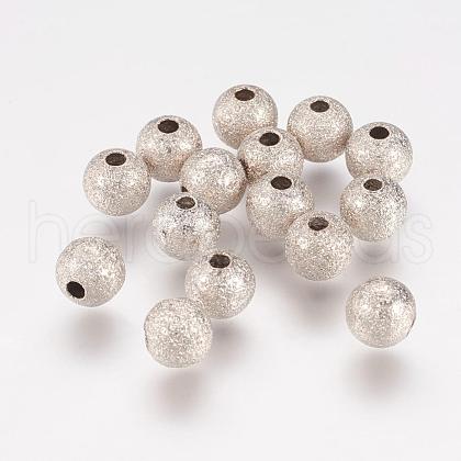 Brass Textured Beads EC248-1