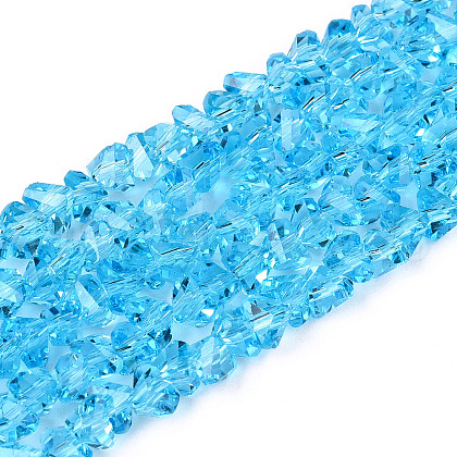 Transparent Glass Beads Strands GLAA-N018-4mm-03-1