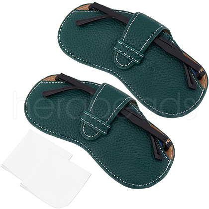 CREATCABIN PU Leather Glasses Case AJEW-CN0002-44C-1