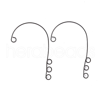 316 Stainless Steel Ear Cuff Findings STAS-H148-01B-1