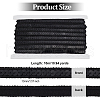 Sparkle Polyester Lace Ribbons OCOR-WH0090-67D-2